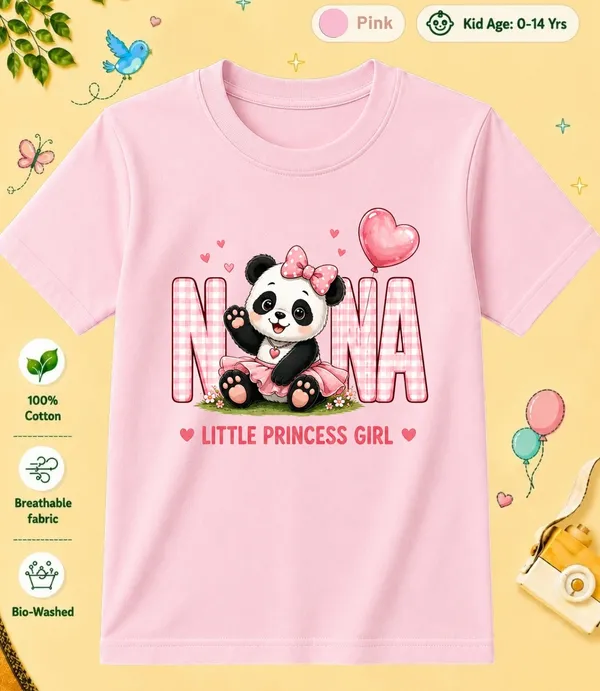 Nana_Little_Princess_Girl_Kid_Cotton_Tshirt