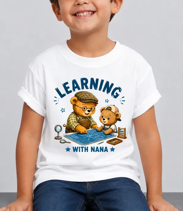 Learning_With_Nana_Kid_Cotton_Tshirt