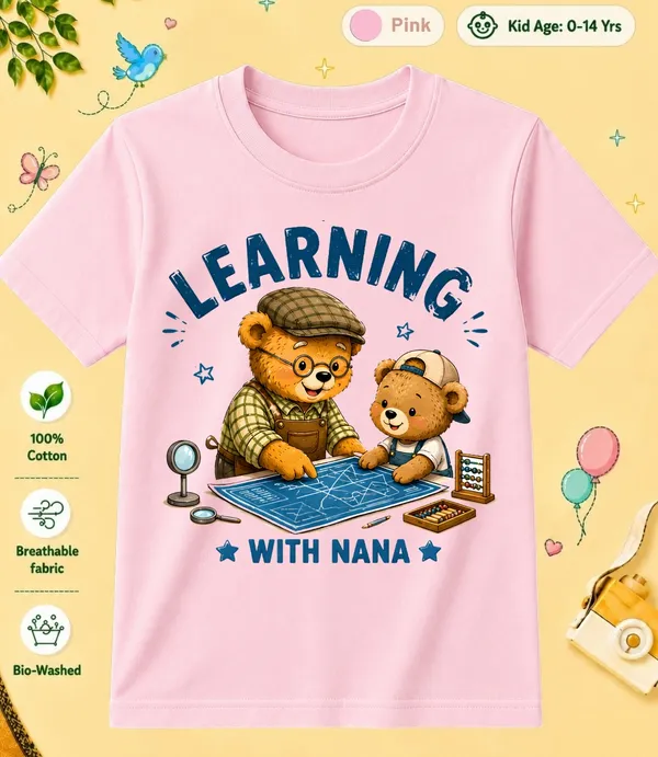 Learning_With_Nana_Kid_Cotton_Tshirt