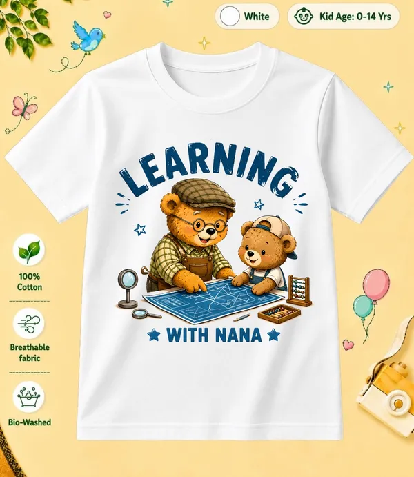 Learning_With_Nana_Kid_Cotton_Tshirt