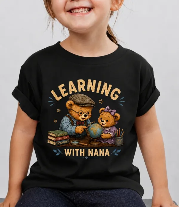 Learning_With_Nana_Kid_Cotton_Tshirt