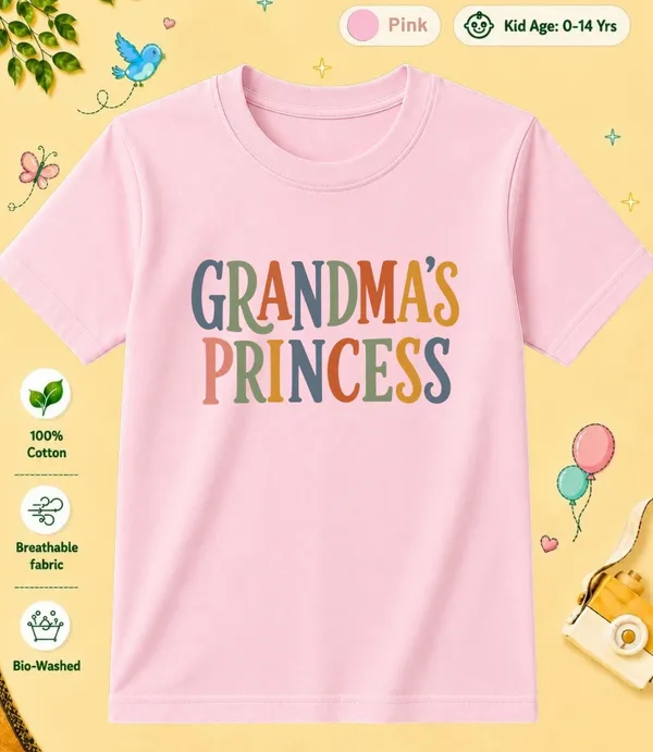 Grandma's_Princess_Kid_Cotton_Tshirt