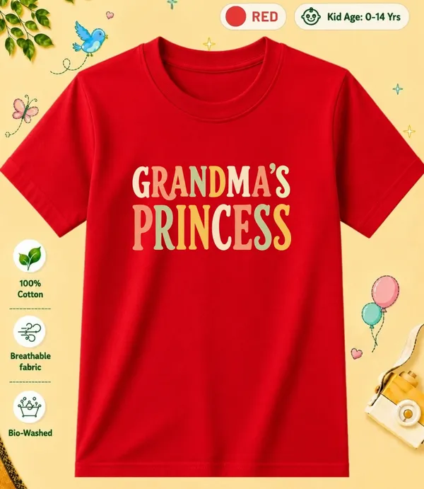 Grandma's_Princess_Kid_Cotton_Tshirt