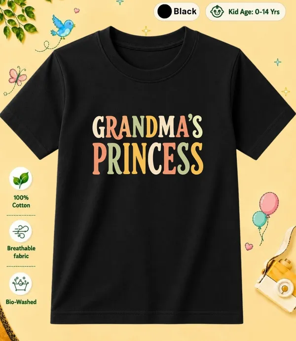 Grandma's_Princess_Kid_Cotton_Tshirt