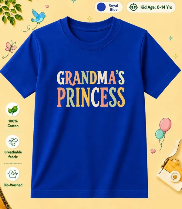 Grandma's_Princess_Kid_Cotton_Tshirt