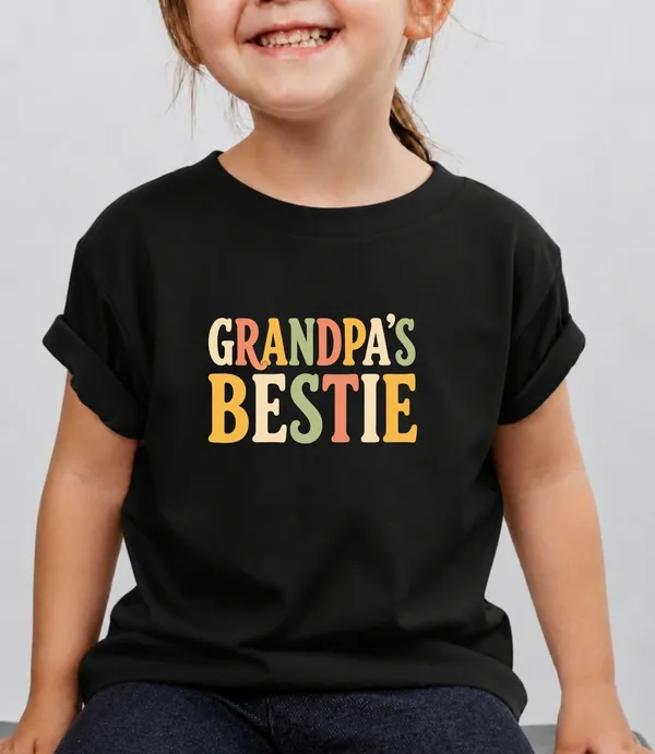 Grandpa's_Bestie_Kid_Cotton_Tshirt