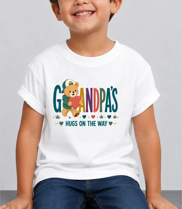 Grandpa's_Hug_On_The_Way_Kid_Cotton_Tshirt