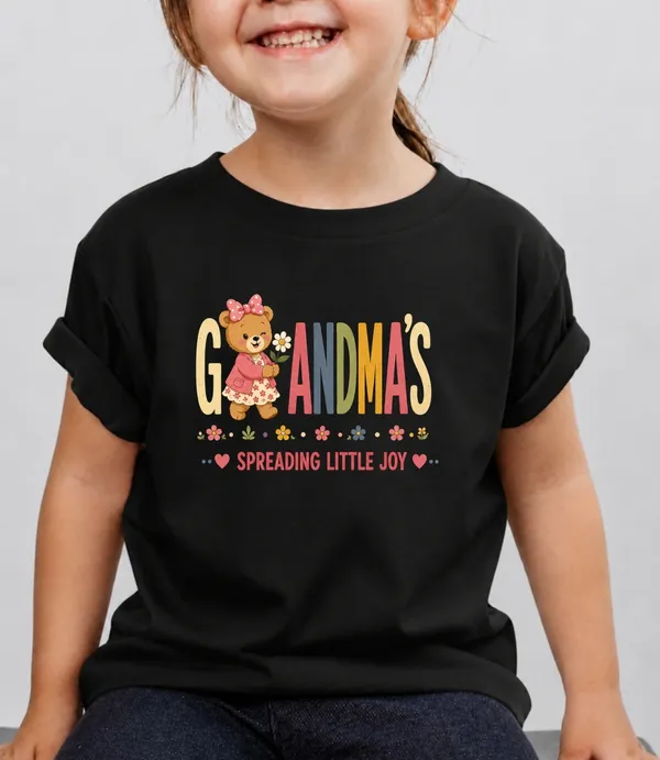 Grandma's_Spreading_Little_Joy_Kid_Cotton_Tshirt