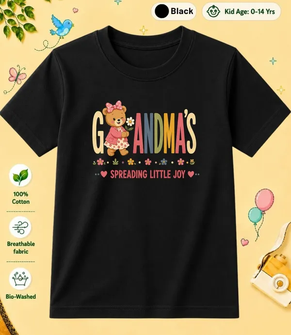 Grandma's_Spreading_Little_Joy_Kid_Cotton_Tshirt