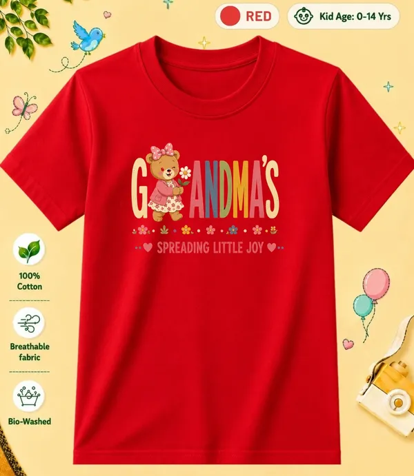 Grandma's_Spreading_Little_Joy_Kid_Cotton_Tshirt