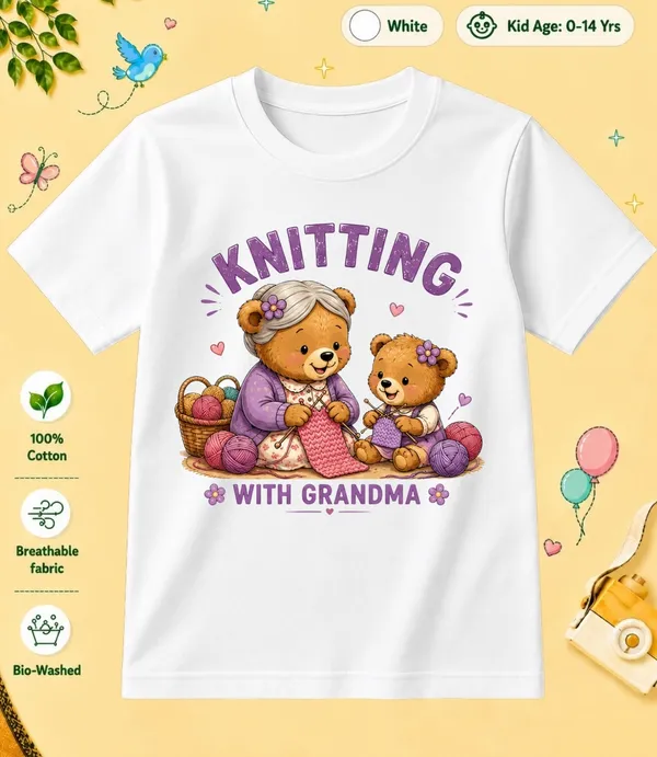 Knitting_With_Grandma_Kid_Cotton_Tshirt