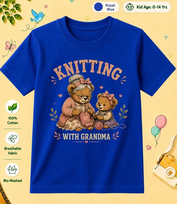 Knitting_With_Grandma_Kid_Cotton_Tshirt