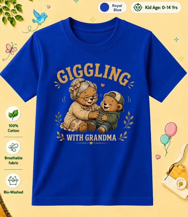 Giggling_With_Grandma_Kid_Cotton_Tshirt