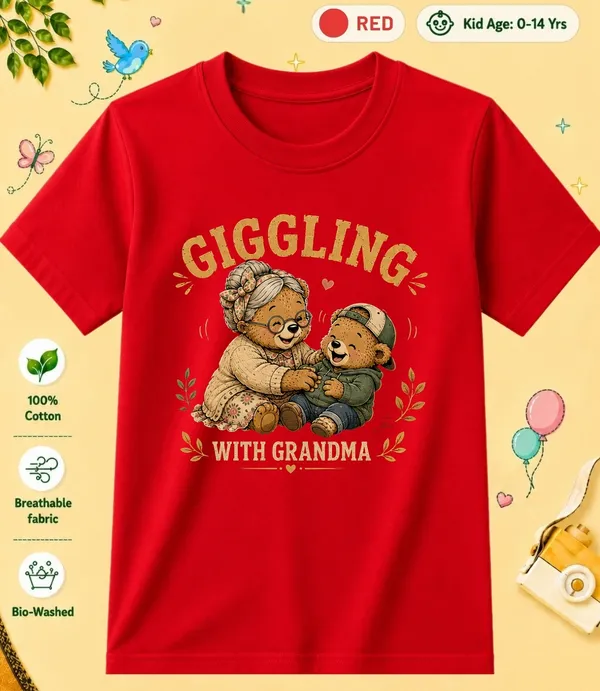 Giggling_With_Grandma_Kid_Cotton_Tshirt