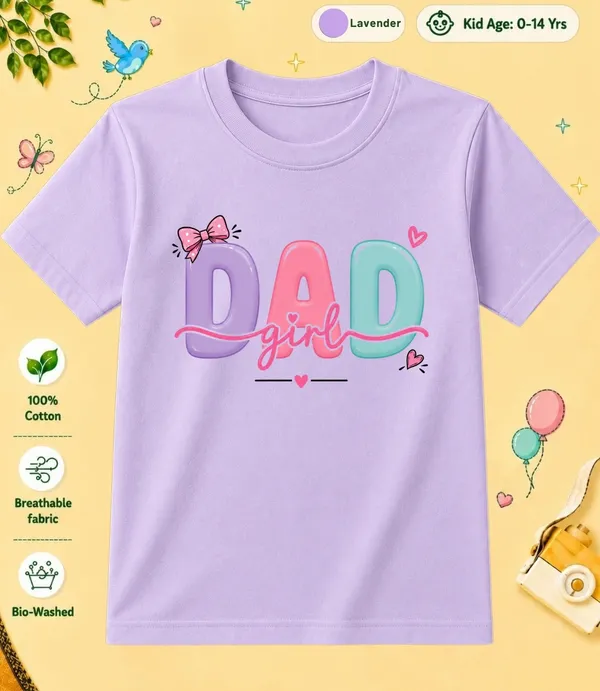 Dad_Girl_Kid_Cotton_Tshirt