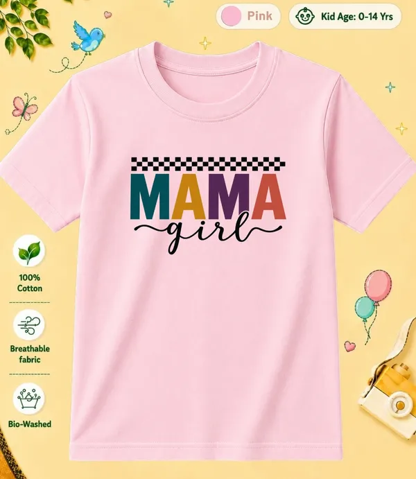 Mama_Girl_Kid_Cotton_Tshirt
