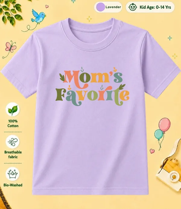 Mom_Favroite_Kid_Cotton_Tshirt