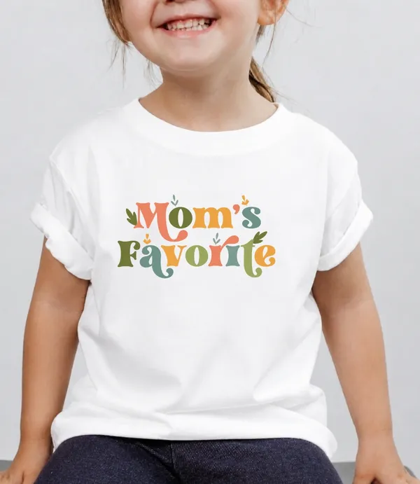 Mom_Favroite_Kid_Cotton_Tshirt