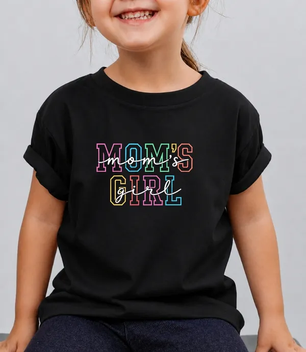 Mom's_Girl_Kid_Cotton_Tshirt