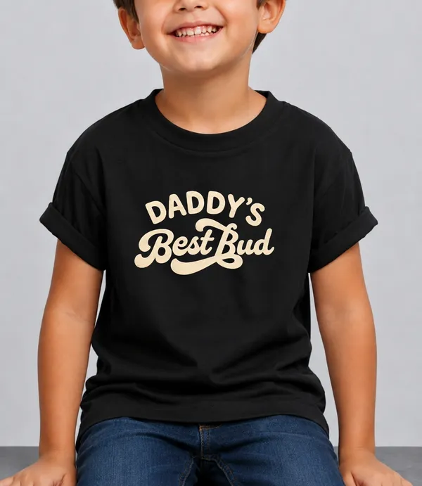 Daddy's_Best_Bud_Kid_Cotton_Tshirt