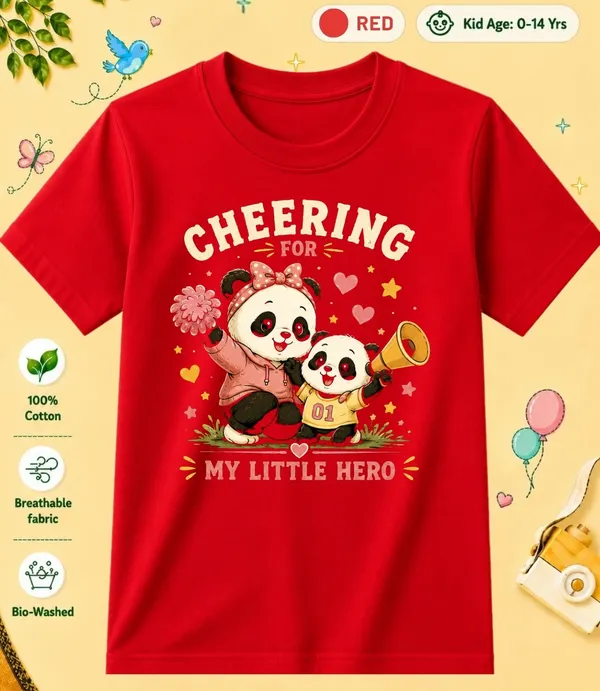 Cheering_My_Little_Hero_Kid_Cotton_Tshirt