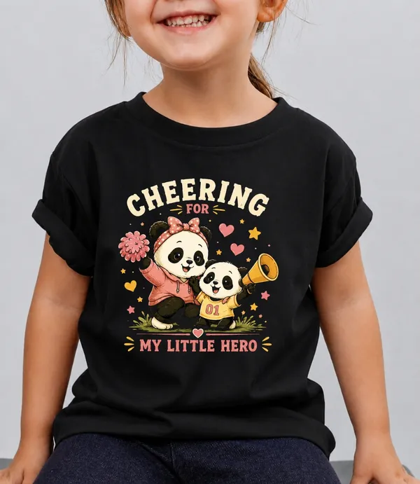 Cheering_My_Little_Hero_Kid_Cotton_Tshirt
