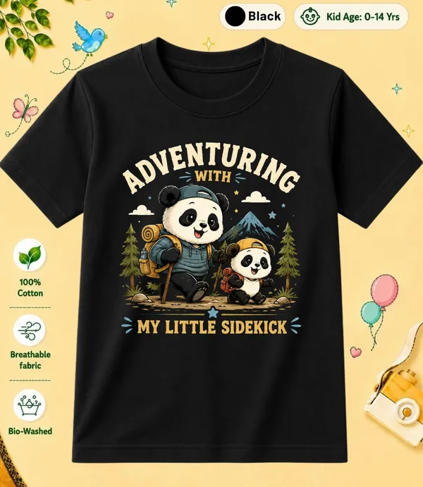 Adventuring_My_Little_Sidekick_Kid_Cotton_Tshirt