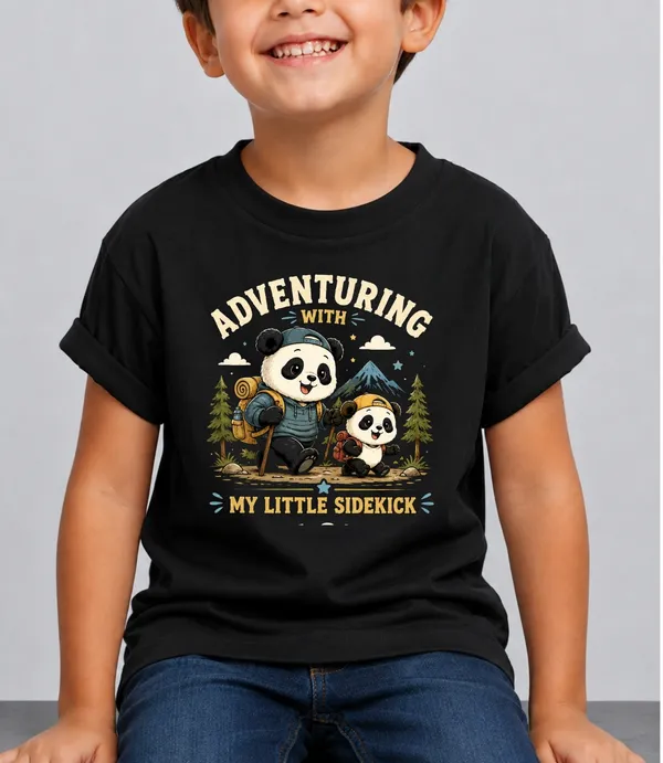Adventuring_My_Little_Sidekick_Kid_Cotton_Tshirt