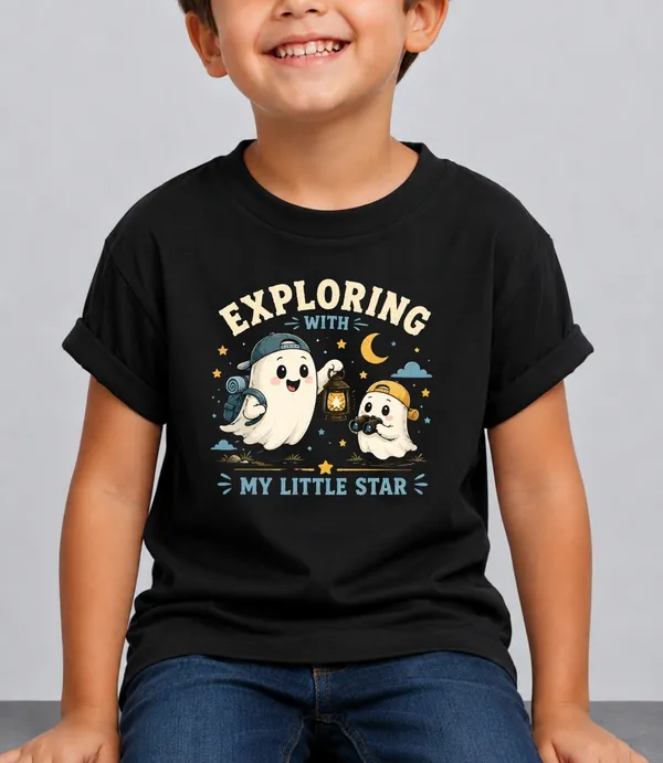 Exploring_My_Little_Star_Kid_Cotton_Tshirt