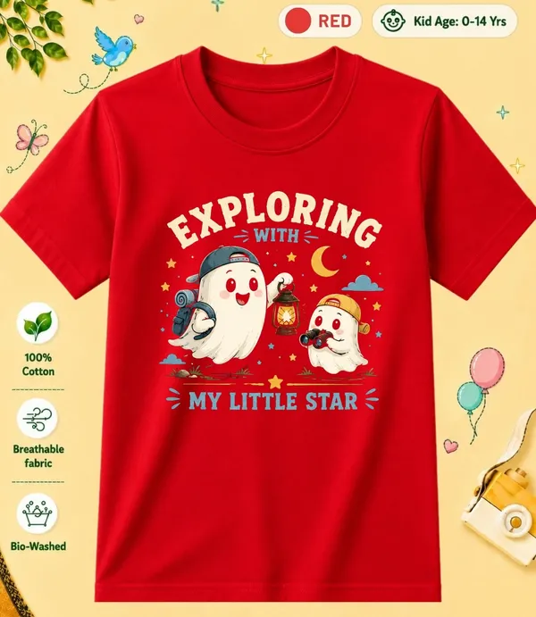 Exploring_My_Little_Star_Kid_Cotton_Tshirt