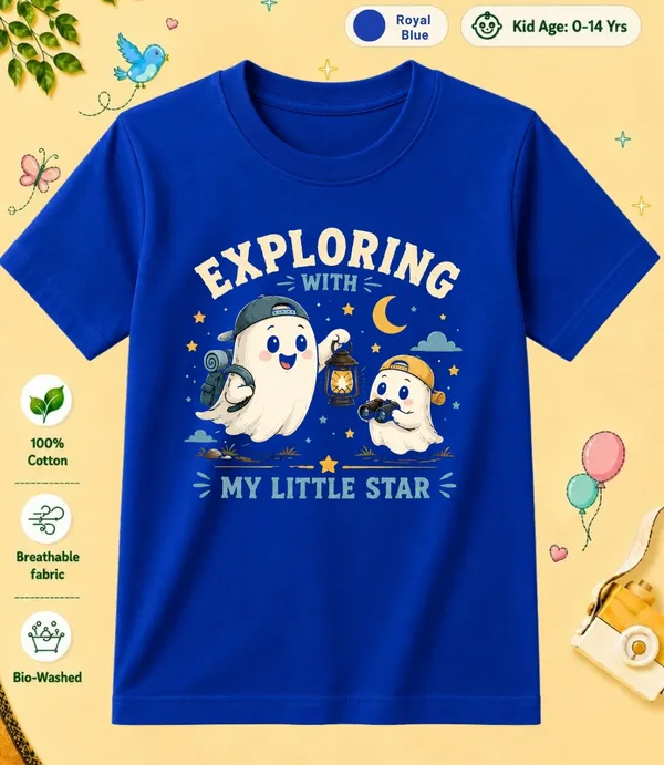Exploring_My_Little_Star_Kid_Cotton_Tshirt