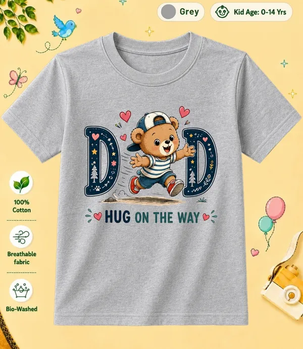 Dad_Hug_On_The_Way_Kid_Cotton_Tshirt