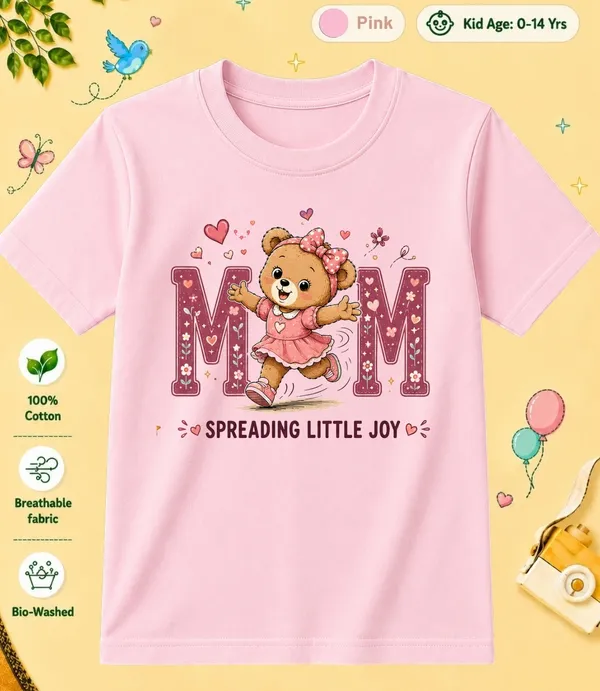 Mom_Spreading_Little_Joy_Kid_Cotton_Tshirt