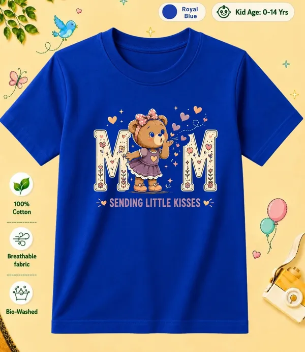 MoM_Sending_Little_Kisses_Kid_Cotton_Tshirt