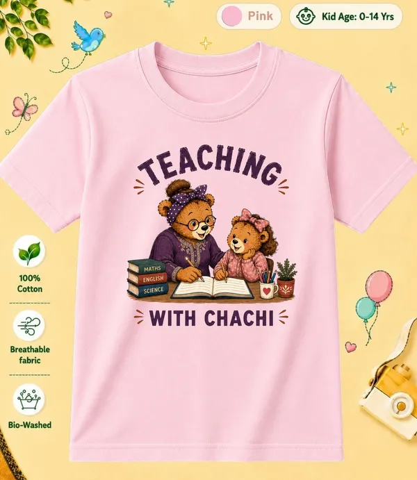 Teaching_With_Chachi_Kid_Cotton_Tshirt