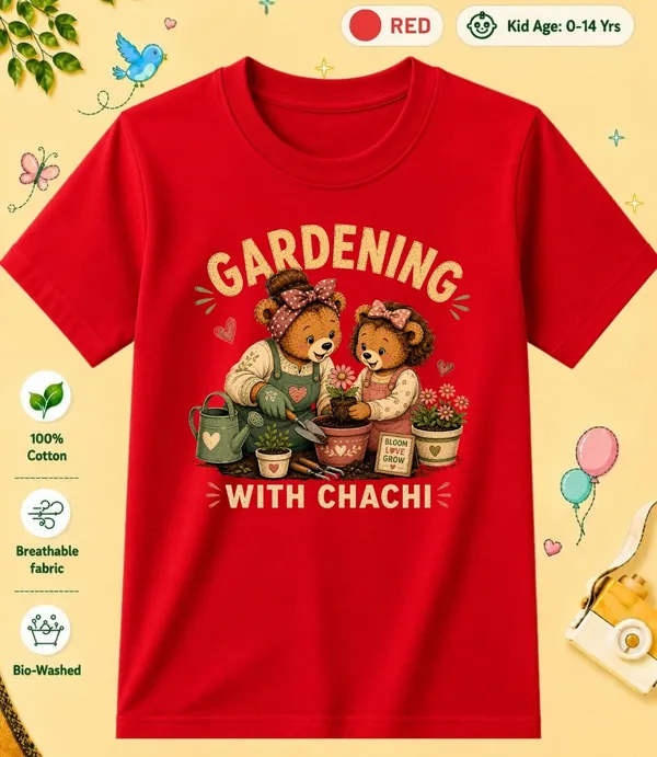 Gardning_With_Chachi_Kid_Cotton_Tshirt