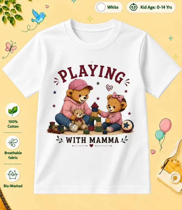 Playing_With_Massi_Kid_Cotton_Tshirt