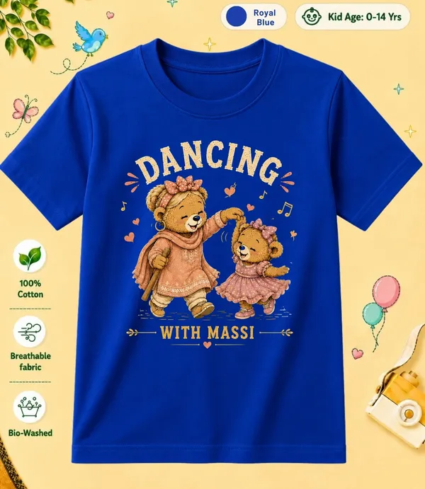 Dancing_With_Massi_Kid_Cotton_Tshirt