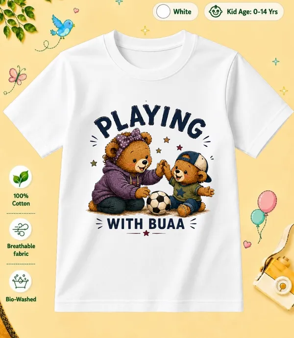 Playing_With_Buaa_Kid_Cotton_Tshirt