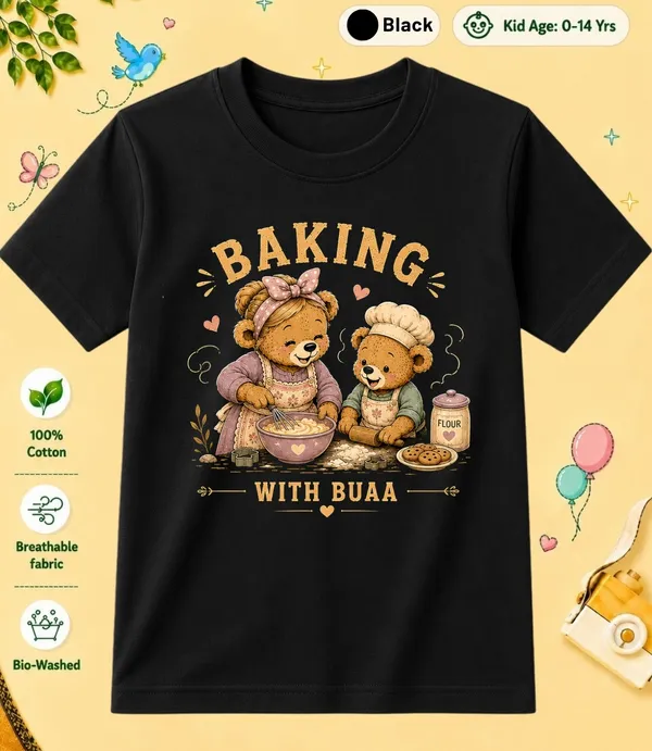 Baking_With_Buaa_Kid_Cotton_Tshirt