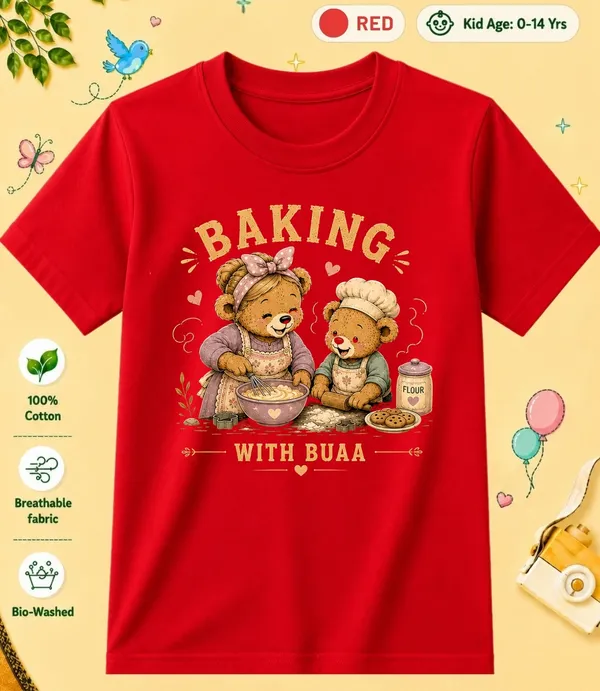 Baking_With_Buaa_Kid_Cotton_Tshirt