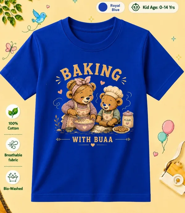 Baking_With_Buaa_Kid_Cotton_Tshirt
