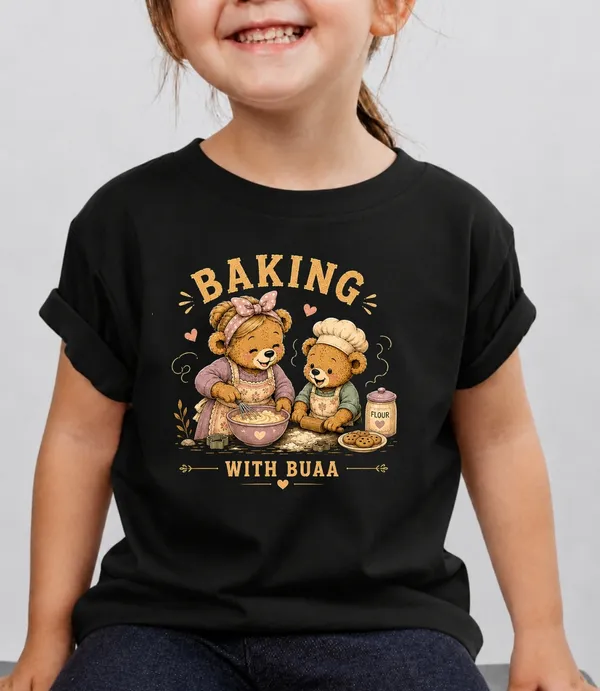Baking_With_Buaa_Kid_Cotton_Tshirt