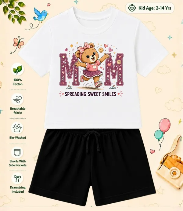 Mom_Spreading_Sweet_Smile_-Kids_Regular_Short_Co-ord_Sets