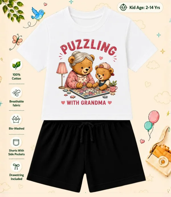 Puzzling_With_Grandma-Kids_Regular_Short_Co-ord_Sets