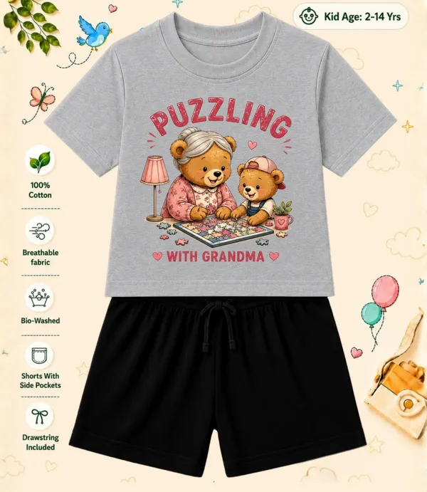 Puzzling_With_Grandma-Kids_Regular_Short_Co-ord_Sets