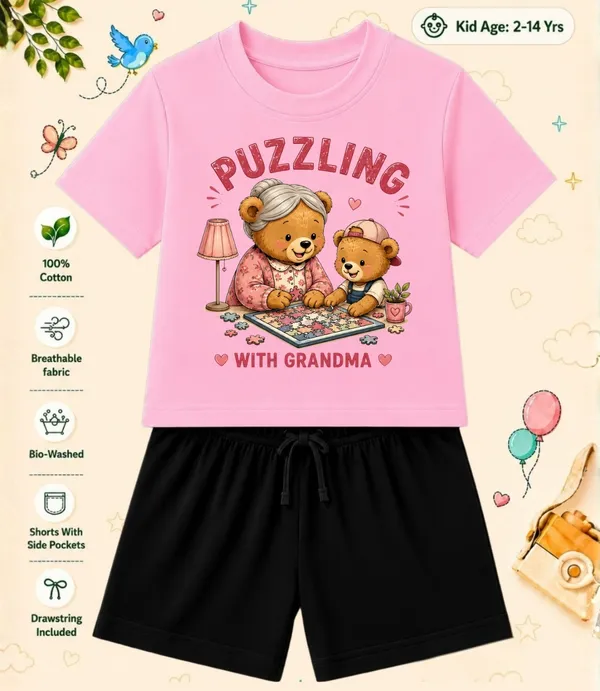Puzzling_With_Grandma-Kids_Regular_Short_Co-ord_Sets