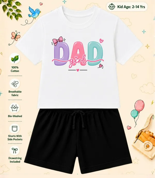 Dad_Girl-Kids_Regular_Short_Co-ord_Sets