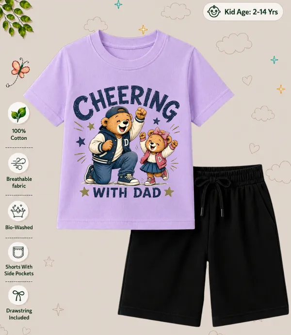 Cheering_With_Dad_Kids_Bermuda_Short_Co-ord_Sets
