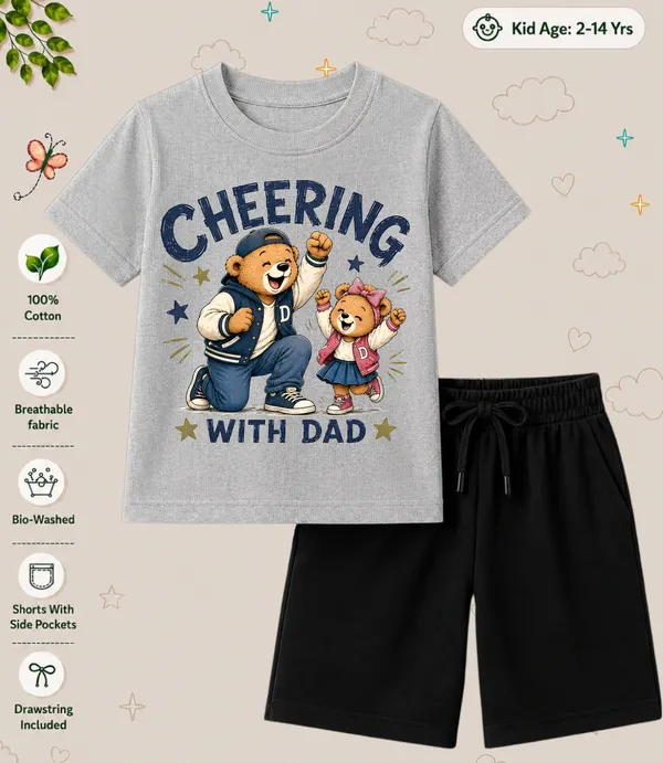 Cheering_With_Dad_Kids_Bermuda_Short_Co-ord_Sets